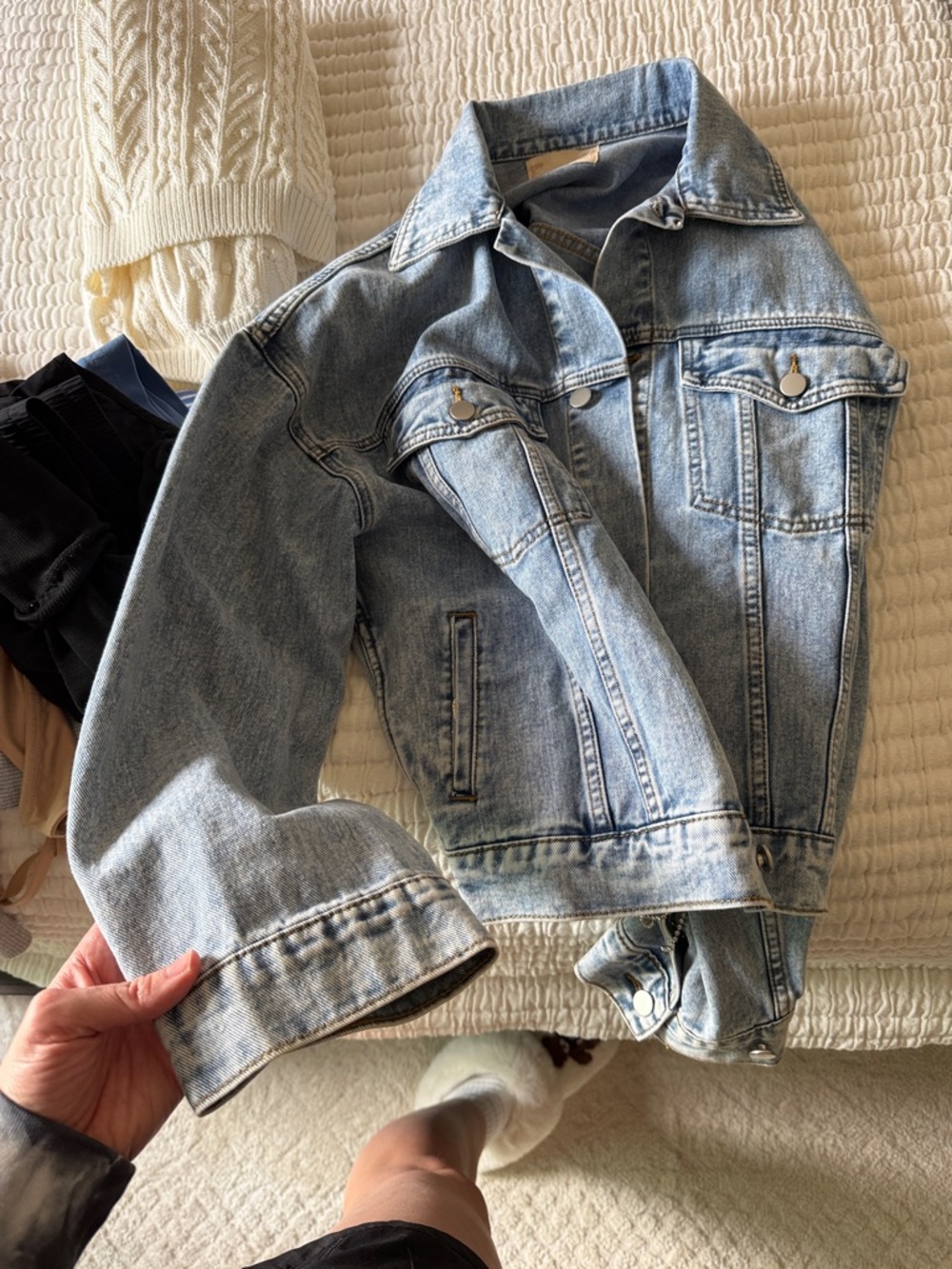 Altar'd State Light Blue Denim Jacket - Picture 4 of 6